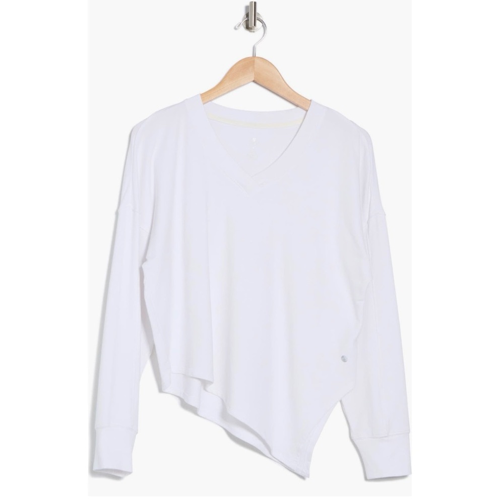APANA Longevity Asymmetric Long Sleeve T-Shirt Small - Picture 2 of 9